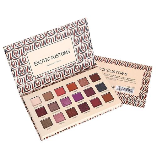 18 Couleurs Poudre Cosmétique Fard À Paupières Égayer Palette Ombre À Paupières Maquillage Miroitant Ensemble Mat 
