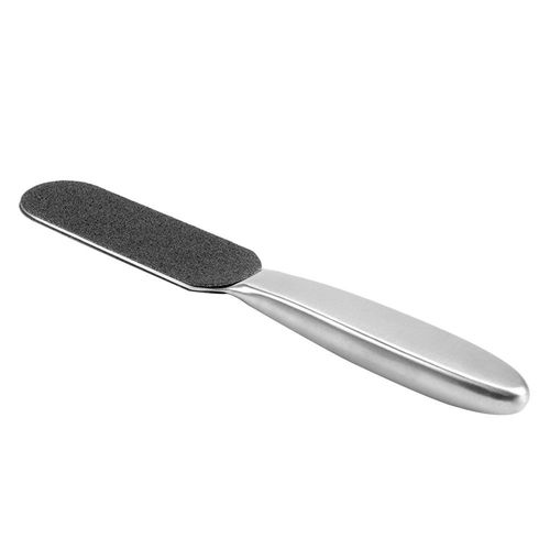 Épurateur De Fichiers Acier Inoxydable Pédicure Pied-Râpe Callosités-Dissolvant Noir Argent Pied Cuticule Peau Callosités Dissolvant Pédicure Soins 