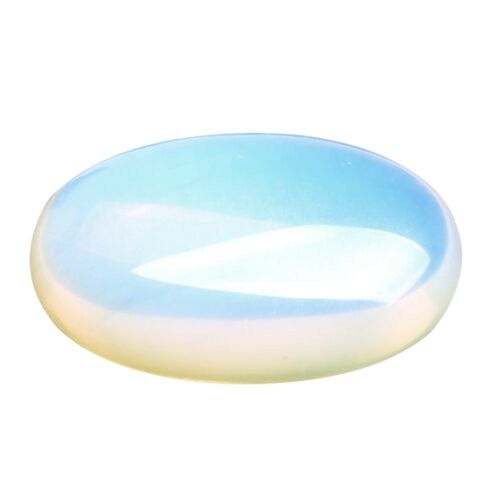 Pierres Tombées De Paume Cristal De Quartz Opale Guérison Savon Lisse Forme Massage Gemmes Outil De Soins De Santé Du Corps Du Visage 