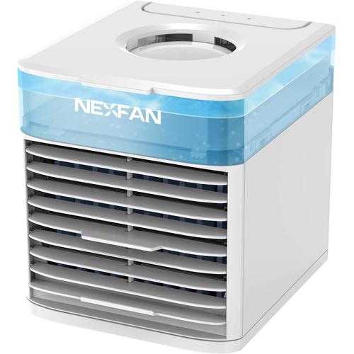 Blanc IceLuxe Ventilateur Refroidisseur d'Air Portable - Nexfan Artic Air Pro Mini Refroidisseur d'Air - Refroidit en Moins de 5 Minutes
