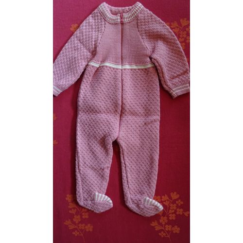 Combinaison Bébé Naissance Fille - Rose - Chaude