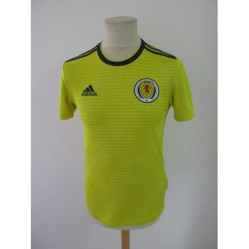 Maillot de football vintage jaune Adidas quipe d Ecosse Scotland