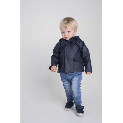 Veste Parka De Pluie Enfant - Lw035 - Bleu Marine