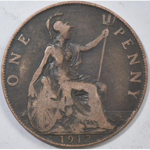 Uk - 1912 - One Penny - George V - W060