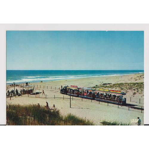 Le Petit Train Bassin Arcachon Carte Postale Plage Cap Ferret