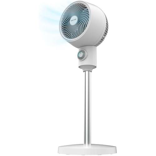 Blanc - Ventilateur de Sol EnergySilence 900 Cyclone - 35 W, Diamètre 22 cm, 3 Vitesses, Utilisation Facile, Oscillation Automatique et Hauteur Réglable,