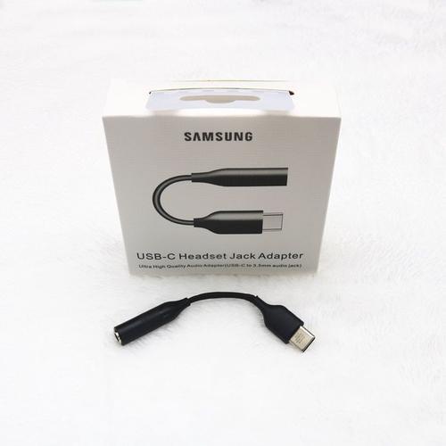 SAMSUNG type c à 3.5mm écouteur câble adaptateur usb 3.1 Type C USB C mâle  à 3.5 AUX audio femelle prise pour Samsung note 10 plus - Type Black with  box