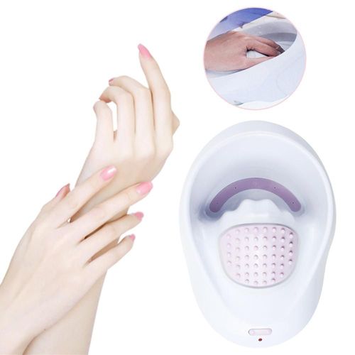 Spa Électrique Vibrant Massage Main Bol Pour Enlever Le Vernis À Ongles Ramollissement Peau Morte Manucure Soins De Beauté Deux Mains Outil De Soin 