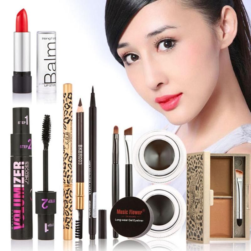 Ensemble De Maquillage Chaud 6 Pices/Ensemble Y Compris Cra...