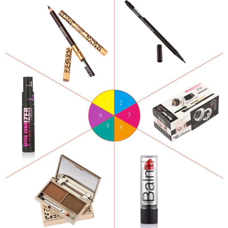 Ensemble De Maquillage Chaud 6 Pices/Ensemble Y Compris Cra... - 2