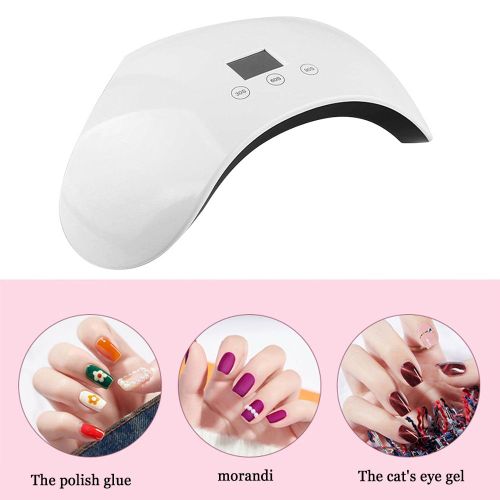 Uv 12led Lampes Sécheuses À Ongles Double Source De Lumière Vernis À Polymériser Équipement À Ongles 