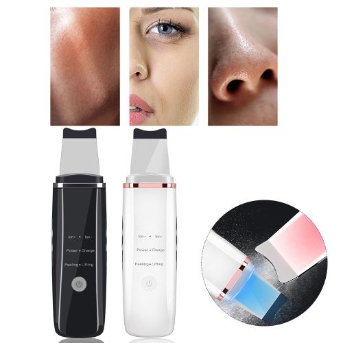 Massage Des Vibrations Du Visage Instrument De Beauté Nettoyage De La Peau À Ultrasons Épurateur Visage Acné Points Noirs Peeling Pelle Masseur 