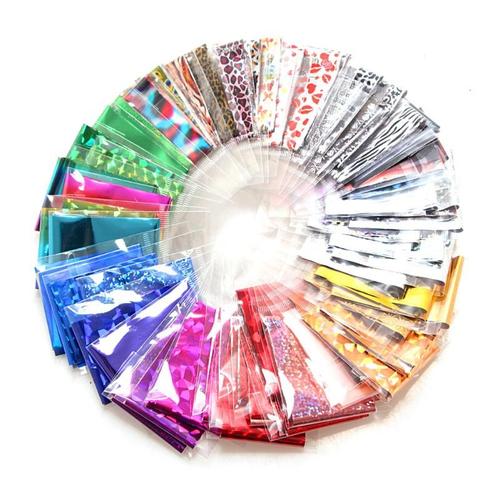 20 Pièces Mélange Couleur Transfert Feuille Nail Art Star Design Autocollant Décalcomanie Pour Soins De Vernis Bricolage Manucure Outils D'art Des Ongles Autocollants D'art Des Ongles 