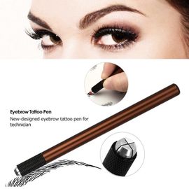 La Pratique De Tatouage De Sourcil De Stylo De Main D'acier Inoxydable De Kits De Formation De Tatouage Place 3d Outils Permanents Professionnels De Beauté De Maquillage * 
