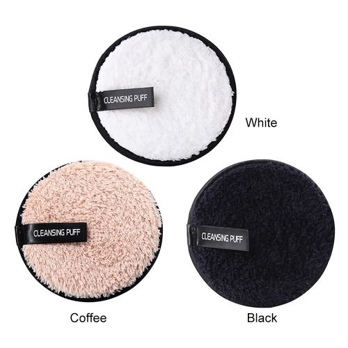 Démaquillant Doux Bouffée Éponge Visage Bouffée Poudre Nettoyante Bouffée Tampons En Tissu 