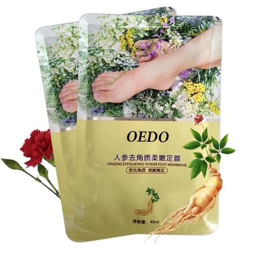 Oedo Ginseng Extrait Pied Peau Masque Enlever Mort Exfoliant Peeling Pieds Masques Pieds Soins De La Peau 