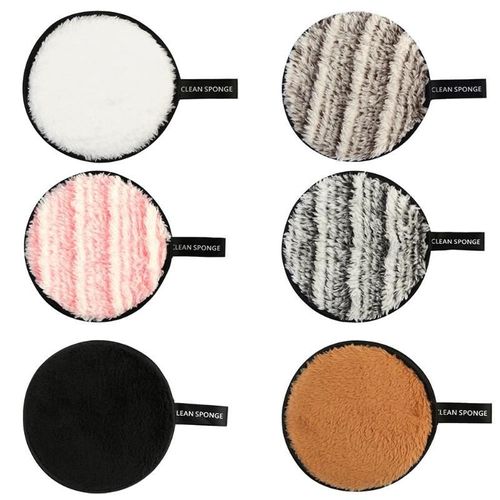 1pc Doux Démaquillant Tampon Lavable Réutilisable Visage Maquillage Démaquillant Tampon Visage Nettoyage Bouffée Visage Nettoyage Lingettes 