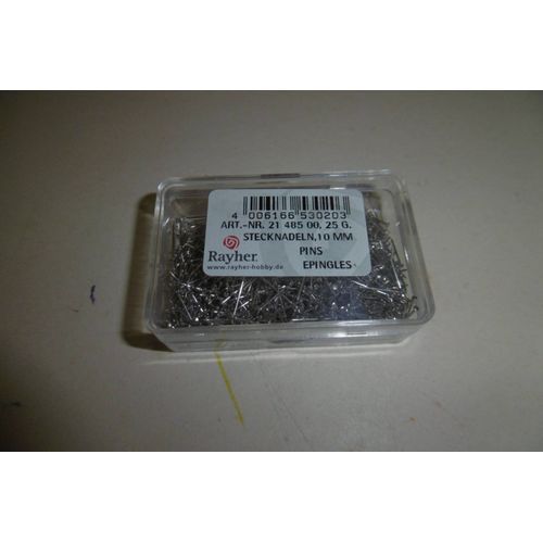 Boite De 25grs Epingles 10mm Env.1100 Pieces Rayher 2148500