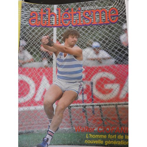 Athletisme / Walter Ciofani Marteau