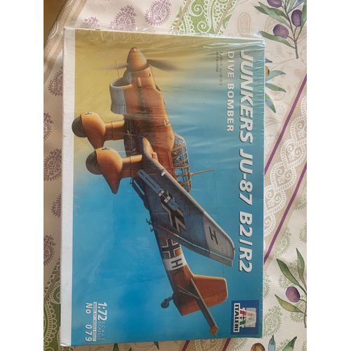 Xy091 Italeri 1/72 Maquette Avion 079 Junkers Ju-87 B2/R2 Dive Bomber Ju87 1997 Neuf-Italeri