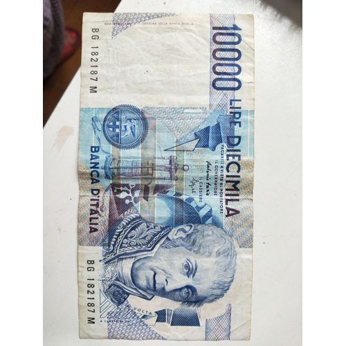 Billet De 10 000 Lires 1984 Italie