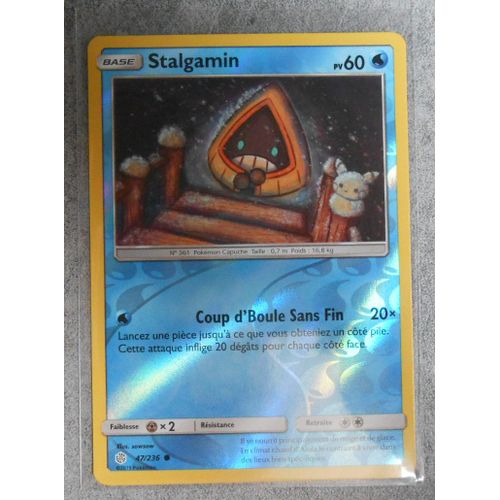 Carte Pokémon Francaise Reverse 47 /236 Stalgamin Éclipse Cosmique