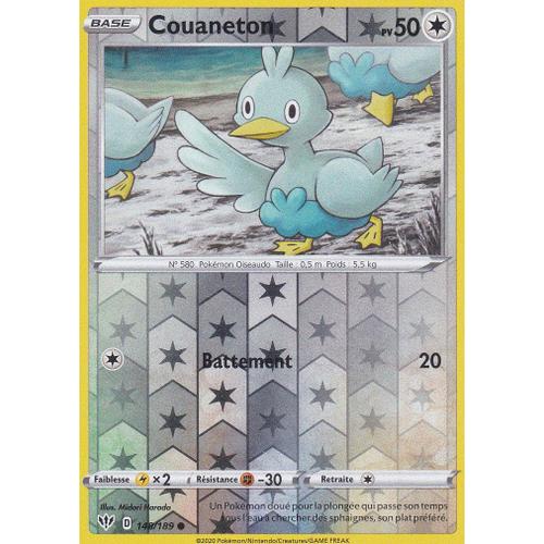 Carte Pokemon - Couaneton - 148/189 - Reverse - Épée Et Bouclier 3 Ténèbres Embrasées