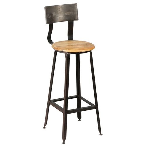 Indus - Tabouret De Bar Industriel H75