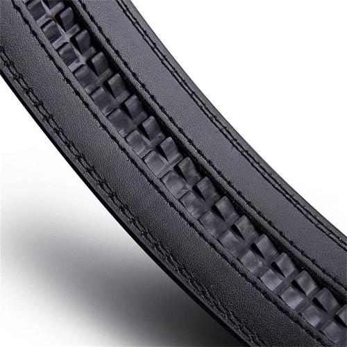 Ceinture A Cliquet En Cuir Pour Hommes Tenue Decontractee Et Decontractee Avec Boucle Reglable Coupee Pour Un Ajustement Parfait