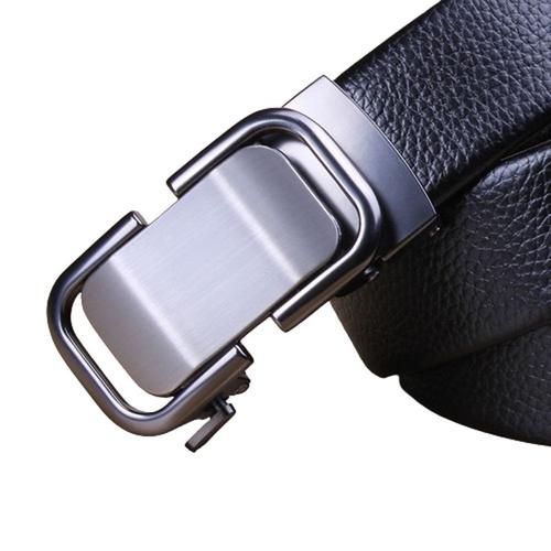 Hommes En Cuir Veritable Robe Ceinture Cuir De Vache Fait A La Main Design Classique De Mode Pour Le Travail Affaires Et Loisirs