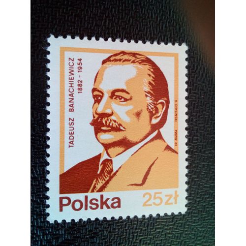 Timbre Pologne Yt 2672 Tadeusz Banachiewicz (1882-1954), Astronome 1983 ( 070904 )