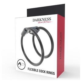 Anneau Penis Double Flexible Darkness