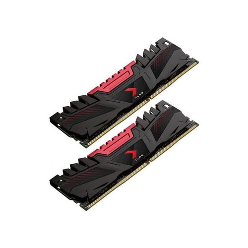 PNY Mémoire PC DDR4 2666, 2KIT, AXR - 16 Go (MD16GK2D4266616XR)