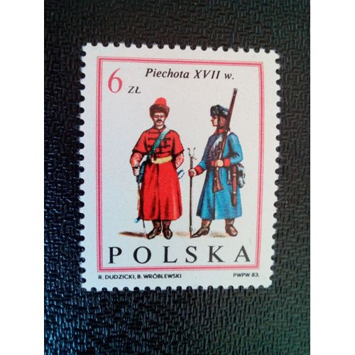Timbre Pologne Yt 2685 Sous-Officiers D'infanterie 1983 ( 070904 )