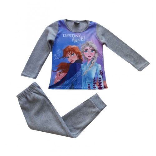 Pyjama Polaire Enfant Disney La Reine Des Neiges Gris 2 Ans