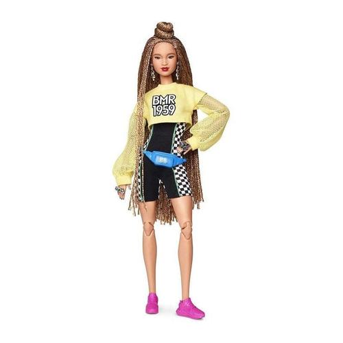 Poupée Barbie Bmr1959 Mode Entièrement Articulée Avec Cheveux Tressés