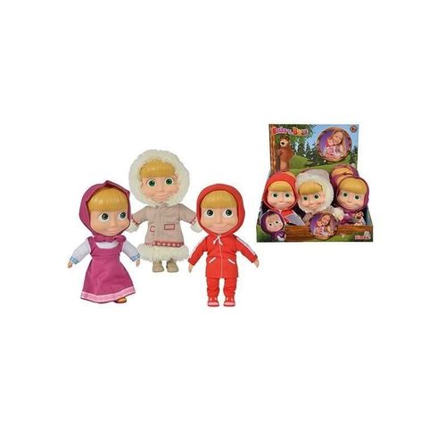 Simba Masha Poupee Tenues 23cm Asst Pres