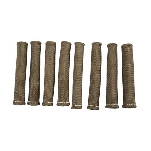 8 PièCes Bottes De Fil De Bougie D'allumage 2500 °F Couvercle De Manchon De Protection De Bouclier Thermique Pour Moteur Hot Rods