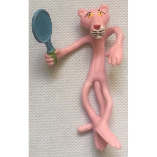 Figurine La Panthère Rose Avec Une Raquette, Dessin Animé, Animation