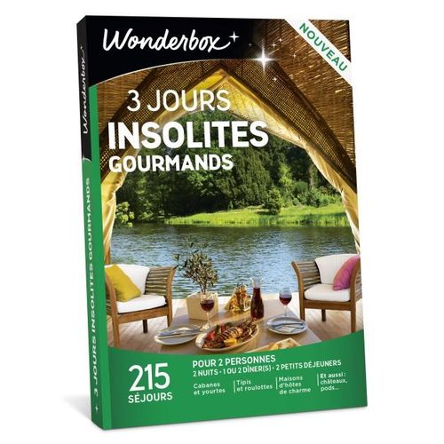 Coffret Wonderbox 3 Jours Insolites Gourmands