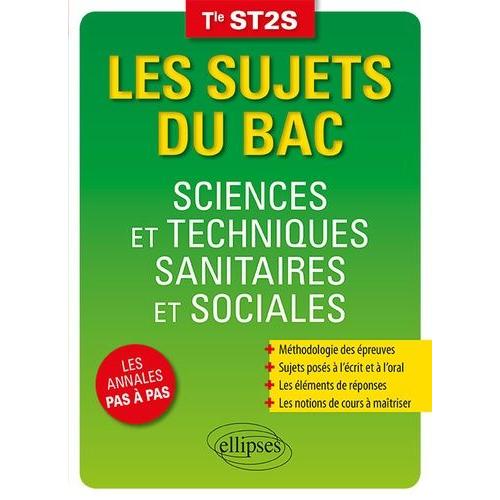 Sciences Et Techniques Sanitaires Et Sociales Tle St2s