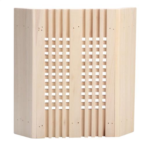 Abat-jour carré en bois pour salle de Sauna, couverture lumineuse, accessoires de Sauna