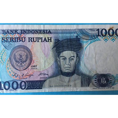 Billet Indonésie 1000 Rupiah 1987