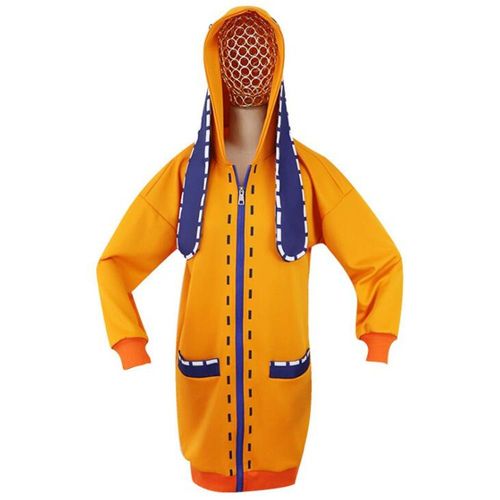 Envoie De France Veste A Oreille Avec Paire De Chaussettes Tunique Sweat Costume De Kakegurui Pull À Capuche De Runa Yomozuki Lapin Kigurumi Orange Déguisement Femme Fille Gambling School