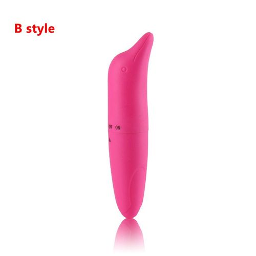 Mini Godemiché Vibrant En Forme De Dauphin Pour Femme, Jouet Sexuel De Masturbation, Stimulation Du Clitoris Et Du Mamelon, 18 Pouces