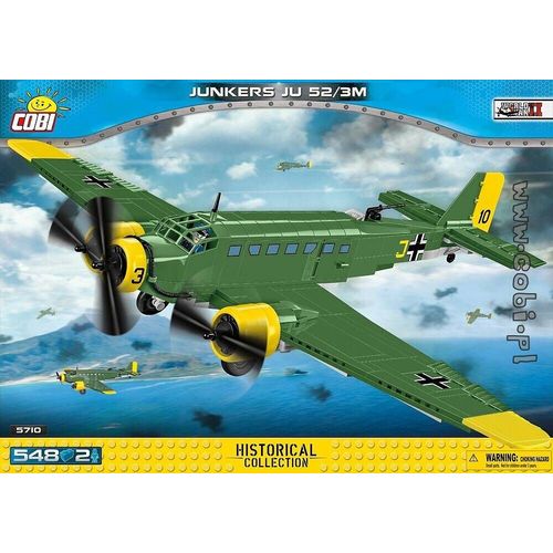Junkers Ju-52/3m - 548 Pièces - 2 Figurines Cobi