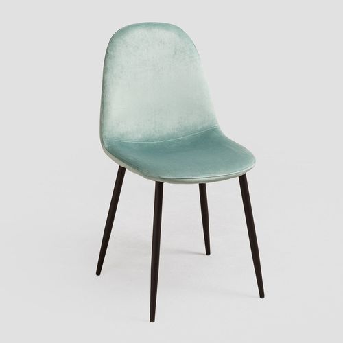 Pack 2 Chaises De Salle À Manger En Velours Glamm Noir