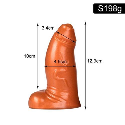 Mini Plug Anal En Silicone Pour Hommes Et Femmes, Gros Godemichet Anal, Dilatateur Anal, Massage De La Prostate, Jouets Sexuels, Vagin, Mastateur De Jaune, Jouets Pour Adultes, 7.0