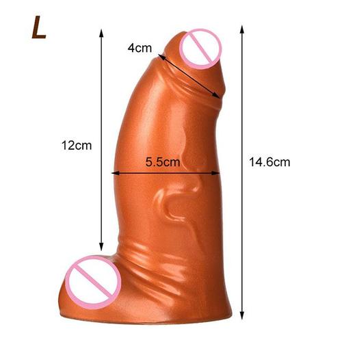 Mini Plug Anal En Silicone Pour Hommes Et Femmes, Gros Godemichet Anal, Dilatateur Anal, Massage De La Prostate, Jouets Sexuels, Vagin, Mastateur De Jaune, Jouets Pour Adultes, 7.0