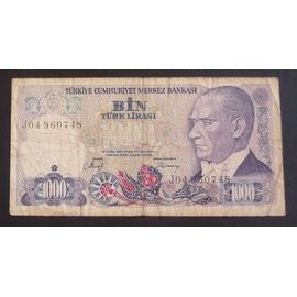 Billet De Banque Turquie 1000 Lira